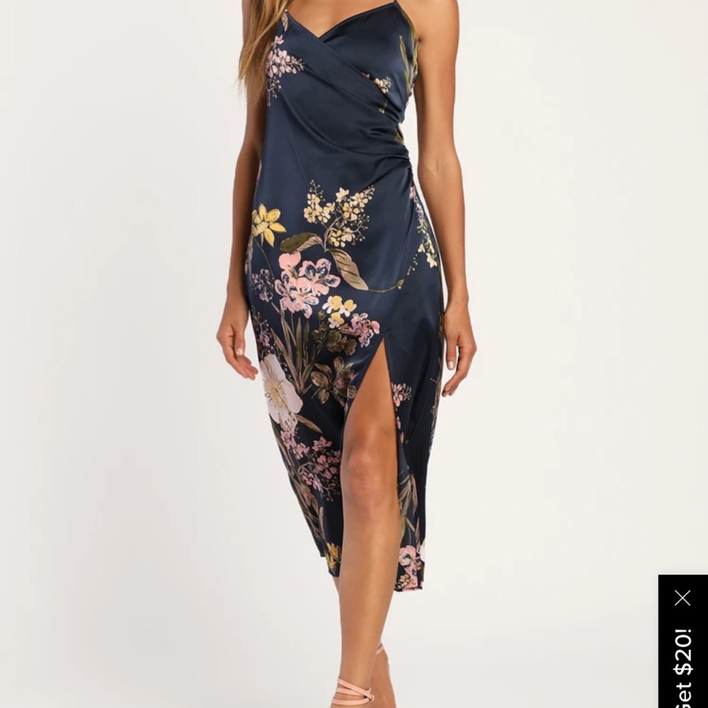 Floral Navy Dress